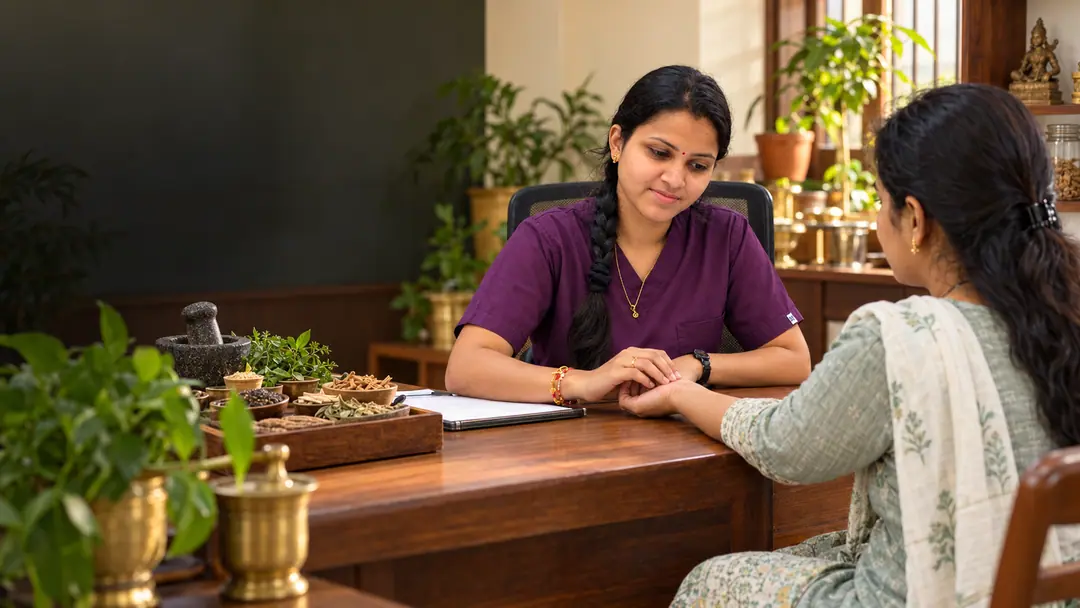 Female Siddha consultation at Siddha365